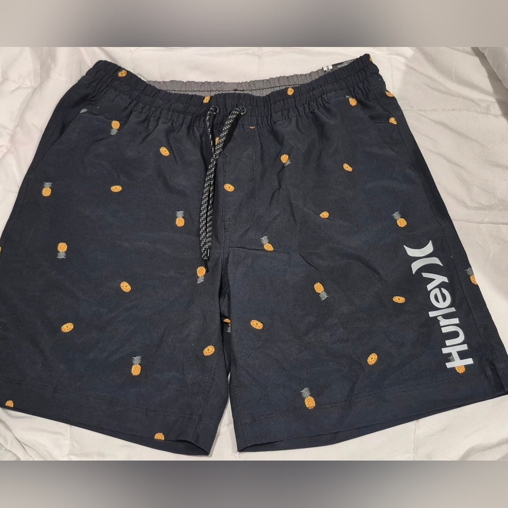 Hurley Black Pineapple Swim Shorts